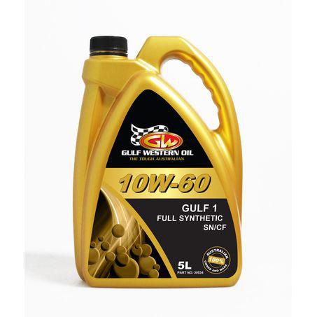 Gulf Western GULF 1 10W-60 ENGINE OIL - 5L 30534