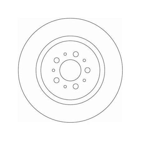 TRW Disc Brake Rotor 319.8mm x 25 Min