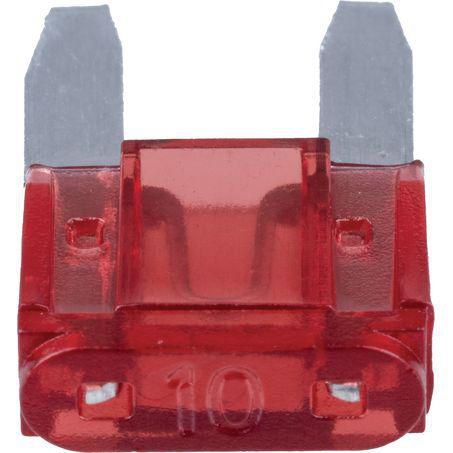 OEX Mini Blade Fuse, 10A Red - Pack of 5 - ACX1653BL