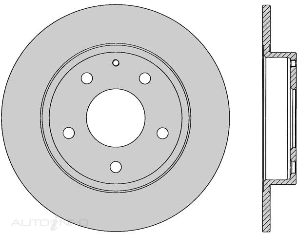DISC ROTOR REAR MAZDA 3 THREE BM 2.5 \ 265*9*7 - DR13034