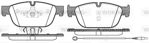 WOKING BRAKE PADS FRONT CITROEN/PEUGEOT - P15513.01