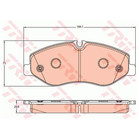 TRW Brake Pad Set