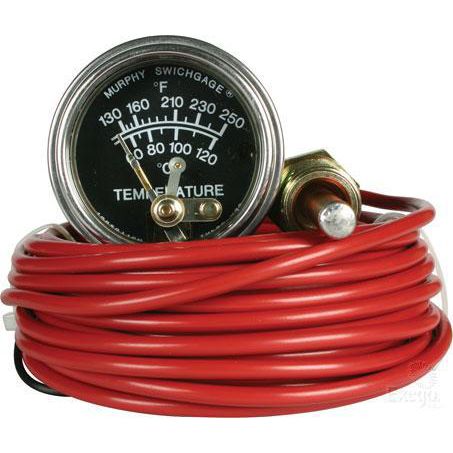 MURPHY Temperature Gauge Mechanical (130 - 250F) 091020T1225