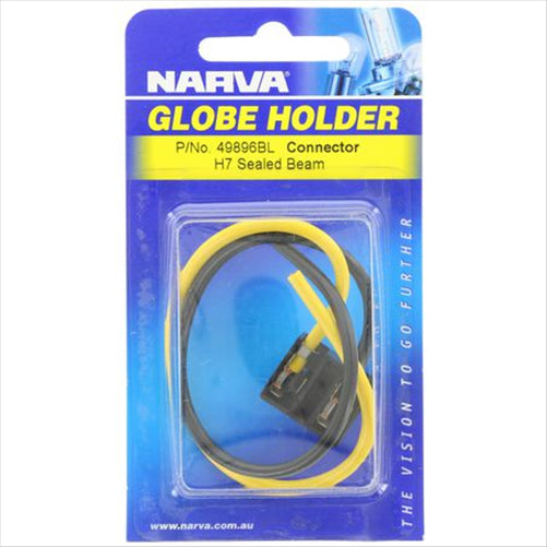 Narva Globe Holder H7 PX26d Push On Pre Wired - 1 Pce