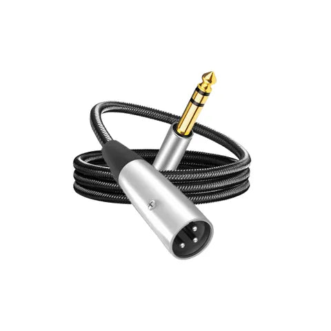 Male XLR to 1/4" TRS Cable – 1 Metre | Connect Speakers to SKAA Streetheart Receiver
