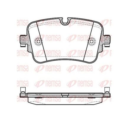 Remsa HPT Brake Pad Set - 1668.08