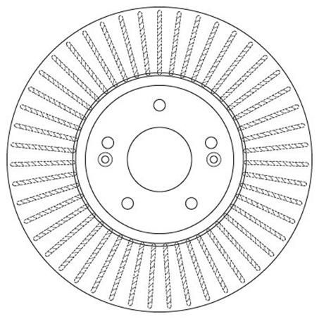 TRW Disc Brake Rotor 321mm x 26.4 min