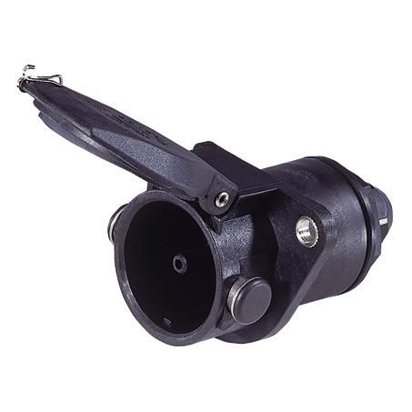 HELLA Trailer Socket EBS 7 Pin Round Large - Plastic