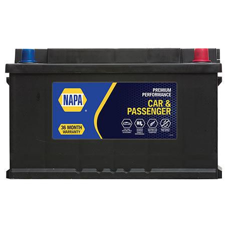 NAPA Ultra High Performance Battery 313L x 175W x 190Hmm 830CCA 12V DIN75LHX MF NAPA