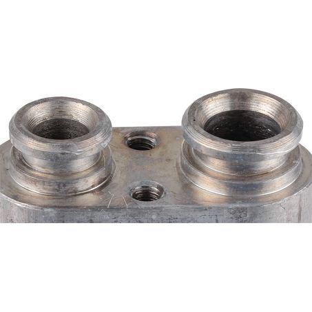 OEX Evaporator Core Plate and Fin Inlet Fitting Pad Outlet Fitting Pad EVX0008