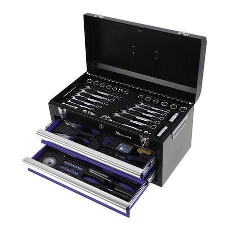 Mechpro 156 Piece Tool Kit with 2 Drawer Chest MP216KCRV