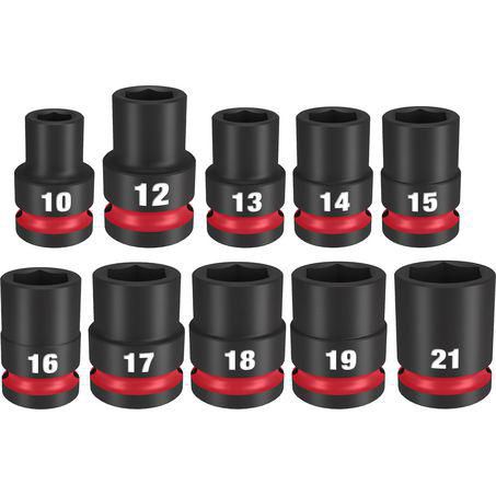 Milwaukee 12 Pc 1/2in Dr Impact Socket Set - Metric 49667052