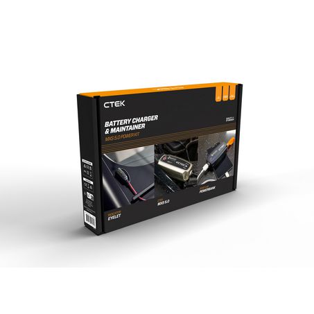 CTEK Battery Charger 12v 5 Amp 8 Stage Power Kit W/ PowerBank - MXS5.0PK