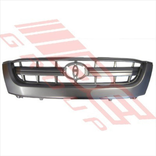Toyota GRILLE - MAT DARK GREY - CENTRE - TOYOTA HILUX 4WD 2002