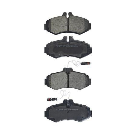 RDA BRAKES RDA GP Max General Purpose Low Metallic Brake Pad Set RDB1963