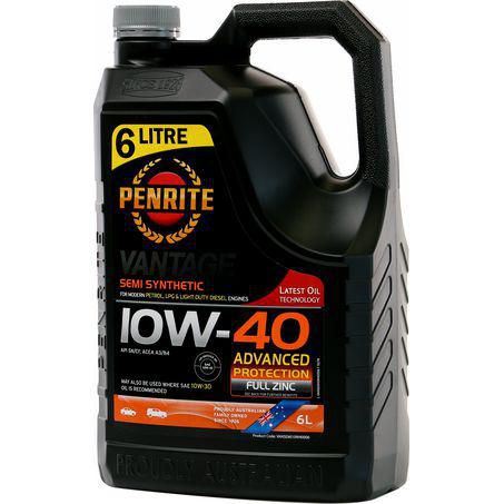 Penrite Vantage Semi Synthetic 10W-40 Engine Oil 6L