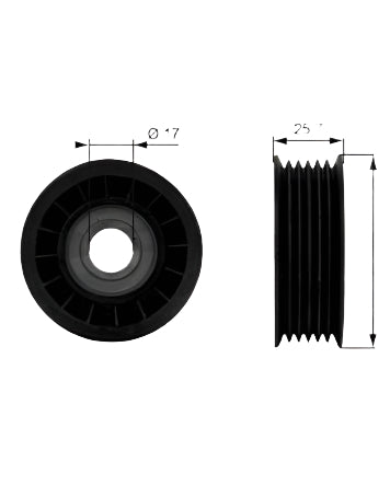 Gates IDLER PULLEY (USE RPU526) 38008