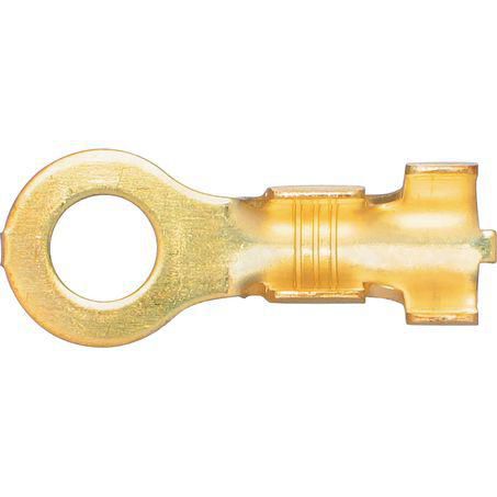 OEX Crimp Terminal Ring Brass ID 6mm Non Insulated 100 Pce