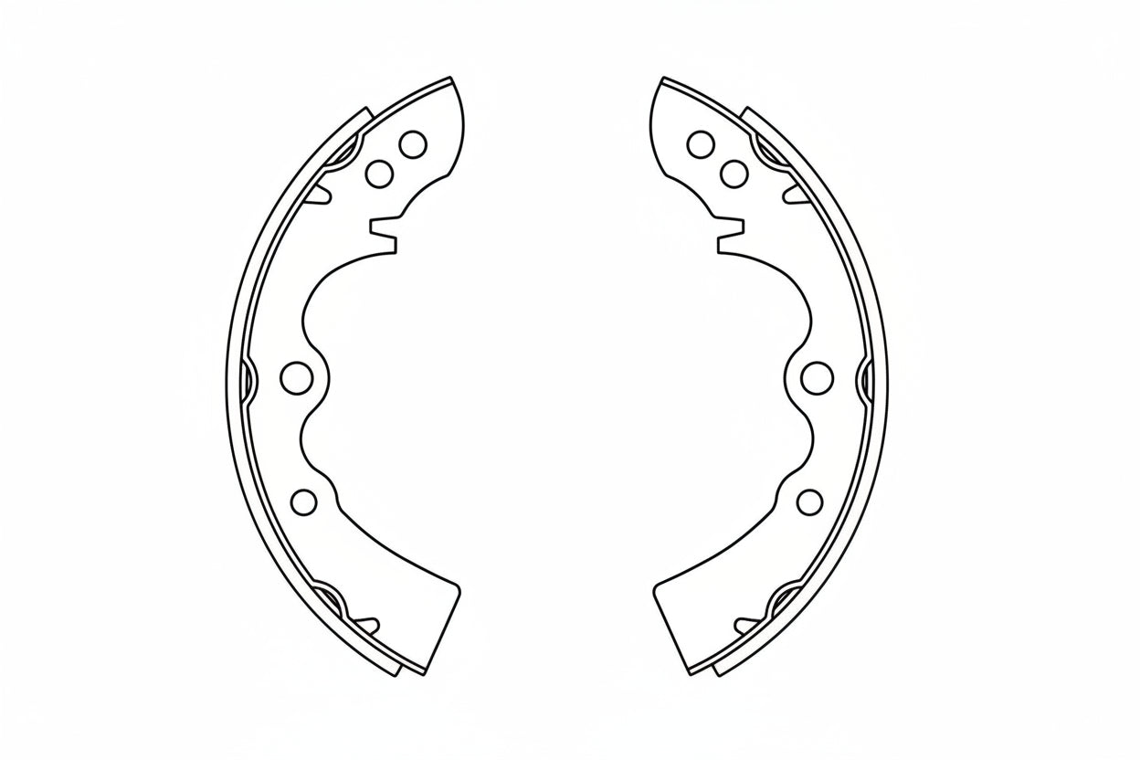 Brake Shoes 200x32 R Mazda 323 - BS1605