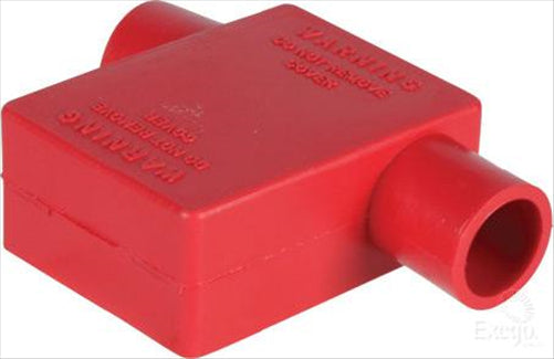 OEX Battery Terminal Insulator Dual Entry Red