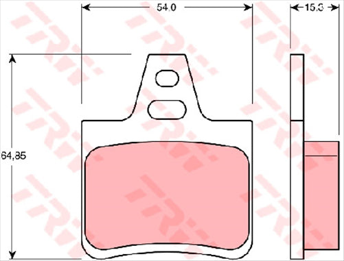 TRW Brake Pad Set (DB2013)