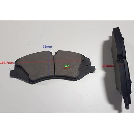Royale Ceramic Ultra Brake Pad Set L:192.7 H:72 T:18.5 BP2203