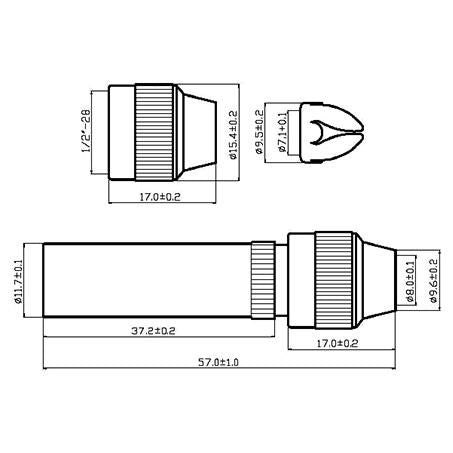PACIFIC AERIALS AERIAL SOCKET - SOLDERLESS 7-SOCKET