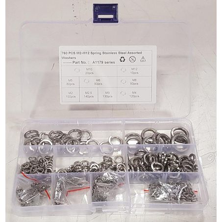 SAS AUTO PARTS MULTI PACK SPRING WASHER HP-SWMULTI