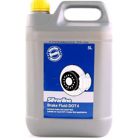 Silverline DOT 4 Brake Fluid 5L SBF4005