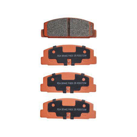 RDA BRAKES RDA GP Max General Purpose Low Metallic Brake Pad Set RDB372