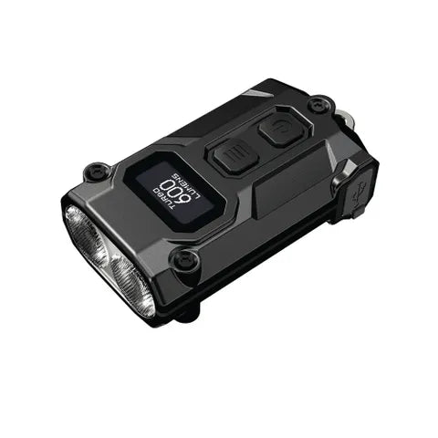 Nitecore 600 Lumen USB-C Rechargeable Keychain Flashlight – Black