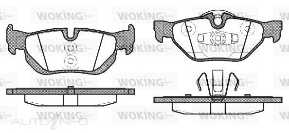 BRAKE PADS R BMW SERIES 1 E87 04>