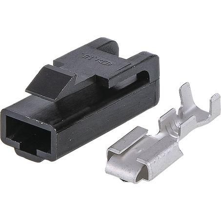 OEX Q.C Plug Black 1 Pole 10 Pce