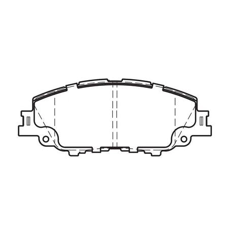 RDA BRAKES RDA Phantom Ceramic Brake Pad Set RDC2494