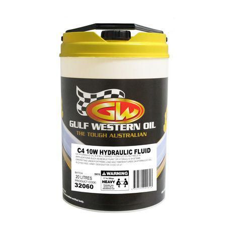 Gulf Western C4 HYDRAULIC FLUID 10W MINERAL 20L 32060