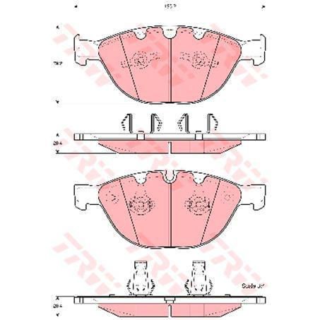 TRW Brake Pad Set