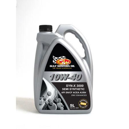 Gulf Western SYN-X 3000 10W40 ENGINE OIL 30537