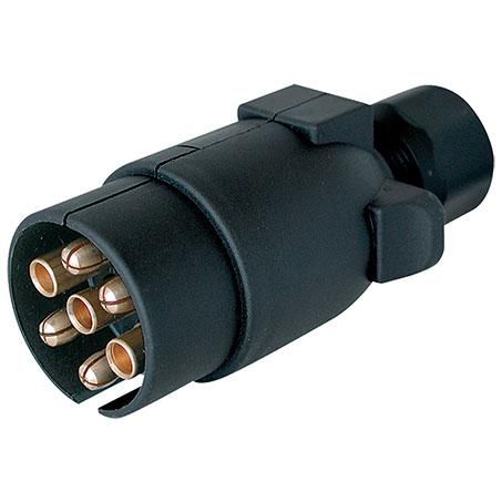 Narva Trailer Plug 7 Pin Round Large - Plastic