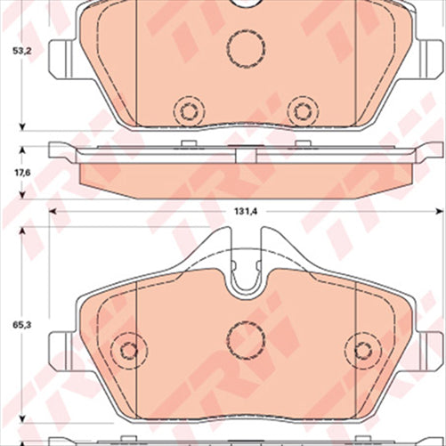TRW Brake Pad Set