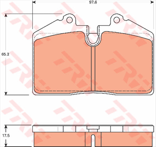 TRW Brake Pad Set (DB1356)