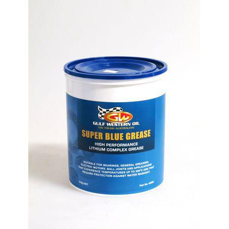 Gulf Western SUPERBLUE GREASE LITHIUM COMPLEX 2.5KG 42562