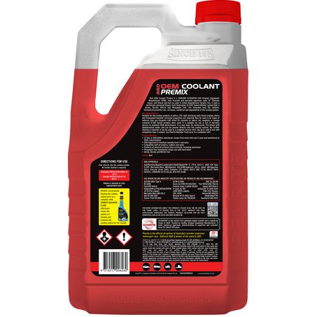 Red OEM Approved Coolant Premix 5L COOLREDPMX005
