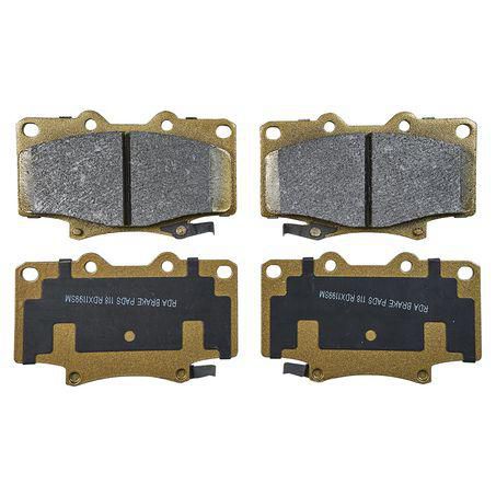 RDA EXTREME HEAVY DUTY BRAKE PAD SET TOYOTA RDX1199SM