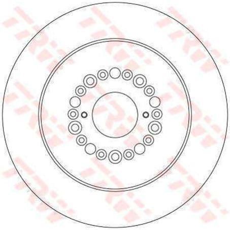 TRW Disc Brake Rotor 307mm x 15 Min