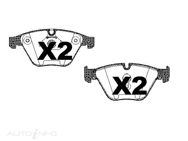 WOKING DISC PAD SET FRONT BMW 3 5 7 SERIES E9# X1 E84 - P9573.30