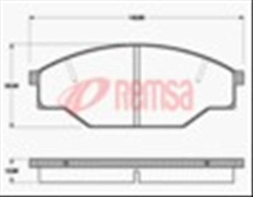 FRONT DISC BRAKE PADS - TOYOTA HIACE 77- DB318 UC 019710UC