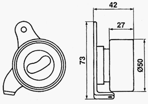 TOYOTA COROLLA STARLET 2E CAMBELT KIT, INCLUDES WATER PUMP