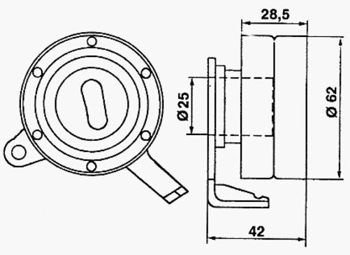 Toyota CAM BELT KIT TOYOTA STARLET NP80/1N DIESEL, SOHC INCL. WATER PUMP