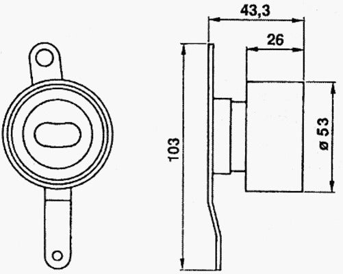 Civic Cam Belt Kit D16Y VTEC incuding water pump BT224K-D16Y