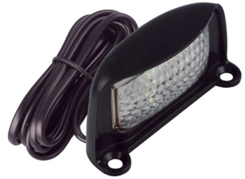 LED AUTO LAMPS LED LICENCE PLATE LAMP BLK 12/24 V 6MTR